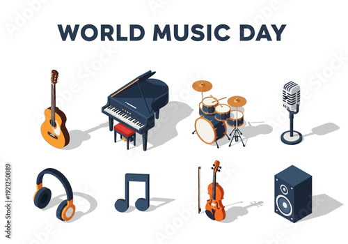 Celebrate World Music Day with an Array of Musical Instruments and Audio Equipment