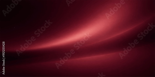 A smooth flowing red silk fabric creates an abstract wave pattern with energy and motion in this vibrant design backdrop illustration