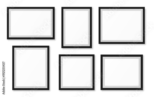 Black picture photo frame m...