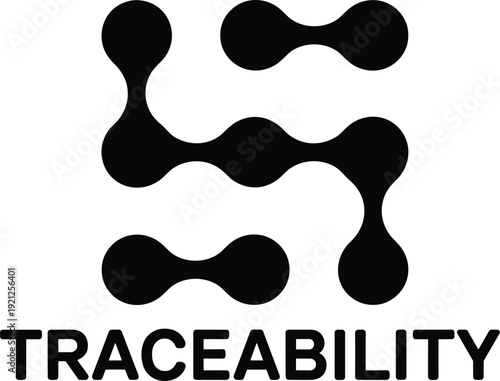 A professional vector illustration set featuring a dog paw print and bone icon design, perfect for a pet business logo or heart symbol label