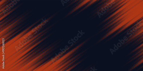 Dots halftone yellow and dark blue color pattern gradient grunge texture background. Dots pop art sport style vector illustration