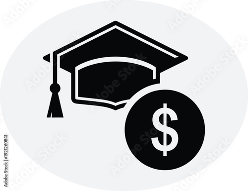 Education and financial literacy icon