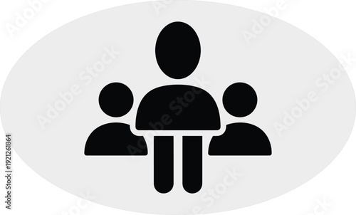 A group of three people standing together in a meeting