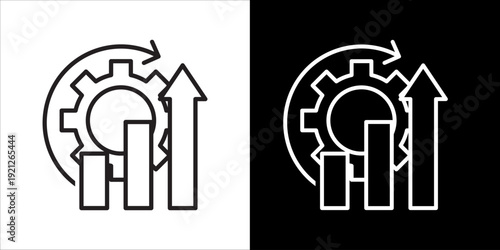 Status Update Icon Sheet Black And White