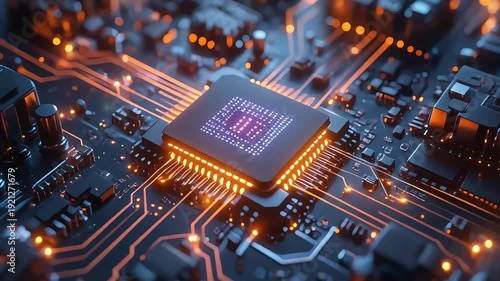 A nano-scale CPU activated by light that governs molecular behavior reflects intelligent photonic control and operates as a platform for accelerated biological logic.