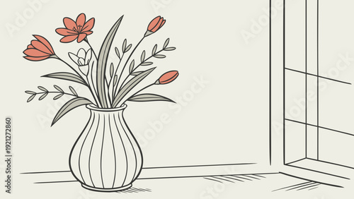 flowers in vase