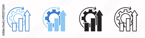 Status Update Vector Illustration In Multistyle