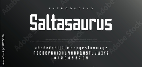 Future modern alphabet font. Typography urban style fonts for sport, technology, digital, movie logo design