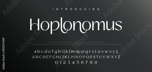 Future modern alphabet font. Typography urban style fonts for sport, technology, digital, movie logo design