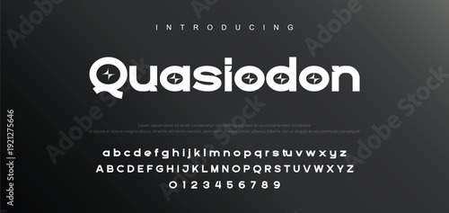 Future modern alphabet font. Typography urban style fonts for sport, technology, digital, movie logo design