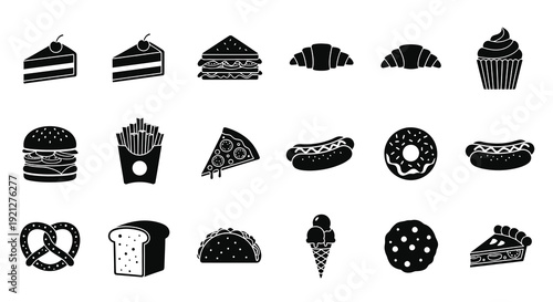 Anatomy illustrations depicting human body parts in black silhouette