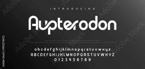 Future modern alphabet font. Typography urban style fonts for sport, technology, digital, movie logo design