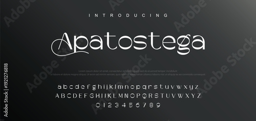 Future modern alphabet font. Typography urban style fonts for sport, technology, digital, movie logo design