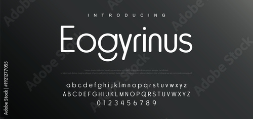 Future modern alphabet font. Typography urban style fonts for sport, technology, digital, movie logo design