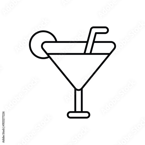 Mocktail  vector icon