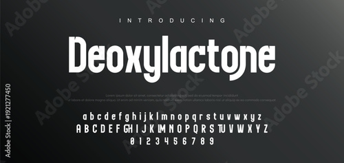 Abstract modern urban alphabet fonts. Typography sport, technology, fashion, digital, future creative logo font. vector illustration