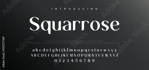 Abstract modern urban alphabet fonts. Typography sport, technology, fashion, digital, future creative logo font. vector illustration