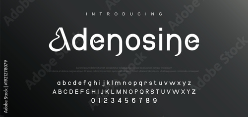 Abstract modern urban alphabet fonts. Typography sport, technology, fashion, digital, future creative logo font. vector illustration