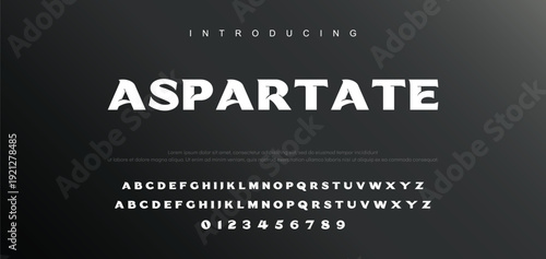 Abstract modern urban alphabet fonts. Typography sport, technology, fashion, digital, future creative logo font. vector illustration