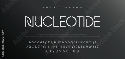 Abstract modern urban alphabet fonts. Typography sport, technology, fashion, digital, future creative logo font. vector illustration