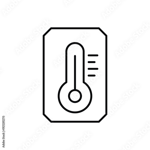 Thermometer  vector icon