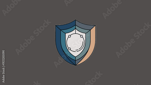Shield and Swords Emblem Icon Design