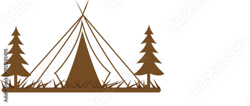 Rustic Scout Camping Adventure