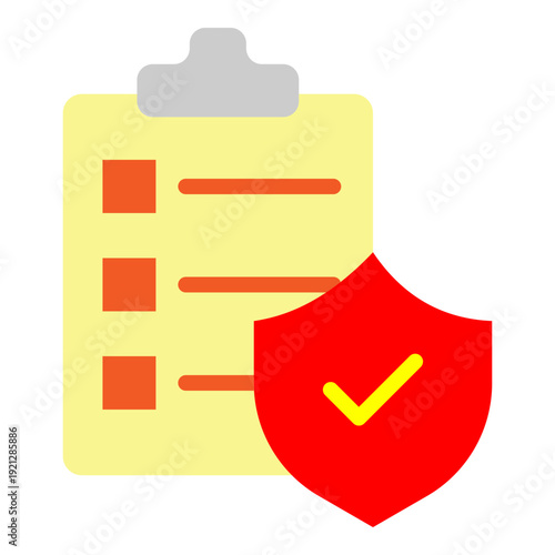 Compliance Vector Flat Icon Design