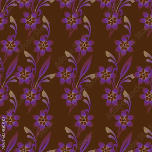 Seamless pattern from bouquet cute floral Traditional ornament yellow floral pattern,Abstract seamless simple floral pattern. Flower pattern. Spring pattern. used for textile, wallpaper, card 
