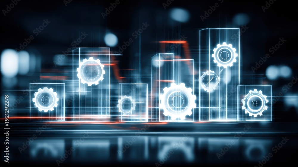 Fototapeta premium Sustainable productivity increases when output quality, efficiency discipline, utilization balance, and capacity planning support continuous improvement while maintaining operational consistency