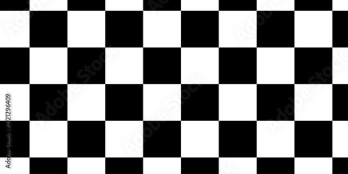 Chessboard pattern with black and white color. Black white finish line icon with checkered flag pattern. Simple black and white checkered abtract background. Black white checkerboard seamless pattern.