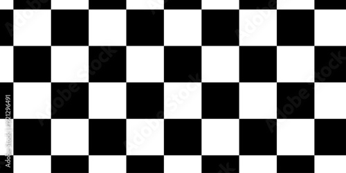 Chessboard pattern with black and white color. Black white finish line icon with checkered flag pattern. Simple black and white checkered abtract background. Black white checkerboard seamless pattern.