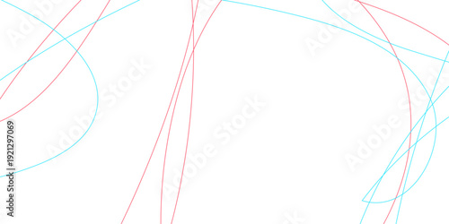 Random pattern colorful line stroke on a transparent background. Abstract white background colorful lines. Decorative pattern with tangled curved lines.Random chaotic lines abstract geometric pattern.