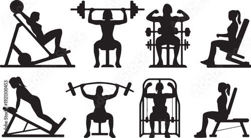 A stark black silhouette depicts a running figure in mid stride against a bright white background