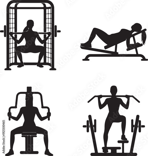 A minimalist black silhouette depicts a person seated on a stool or chair high quality