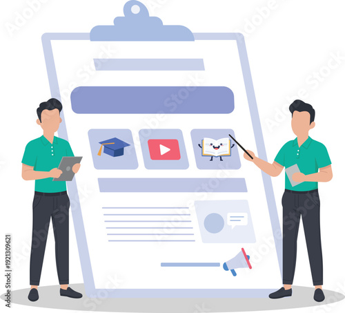 Educational Content Management and Online Learning Course Promotion