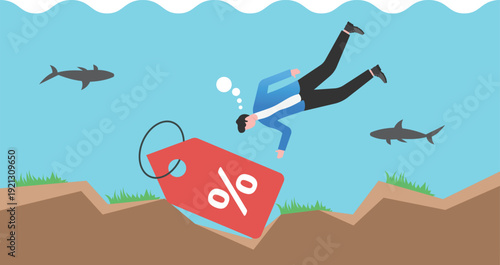 Underwater Financial Survival and Managing Deep Market Discount Risks