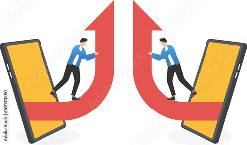 Strategic Market Divergence and Managing Opposite Revenue Growth Trends