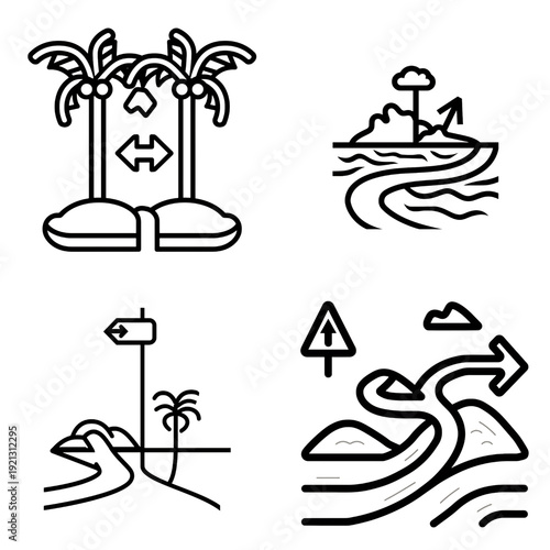 Navigating life's journey with choices and directions