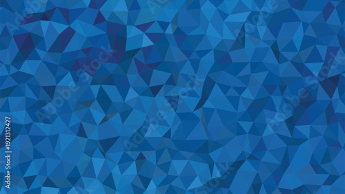 A mesmerizing pattern of blue geometric shapes creating a captivating visual effect