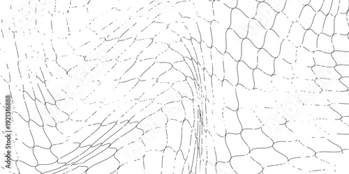 Grunge curved abstract net pattern. Seamless design for sportswear or equipment like soccer goals, volleyball nets art