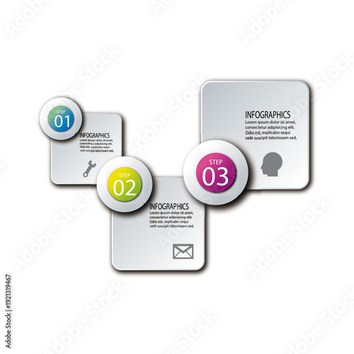 Connected Circle Step Infographic.ai