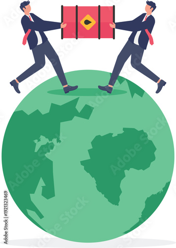 Strategic Global Logistics Competition and Professional Supply Chain Tug of War