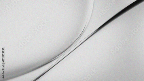 Bild auf Leinwand digital graphic design that plays with grayscale gradations, lighting, and curved lines to create a sense of depth