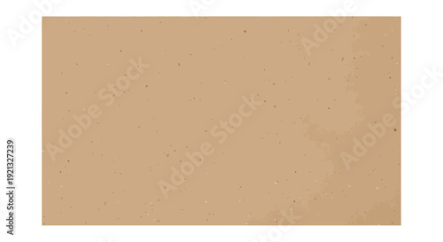 A plain, textured, light brown paper background with subtle speckles.
