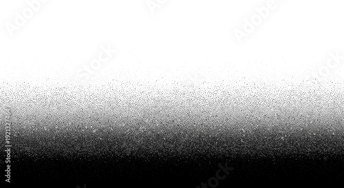 A stark black and white gradient transitioning from solid black to pure white, creating a dramatic visual effect.