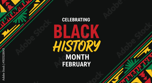 Celebrating Black History Month in February with African American Heritage Colors