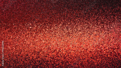A mesmerizing close-up view of a field of red glitter particles.