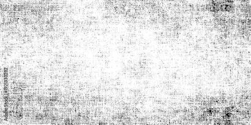 High contrast white grunge texture background with distressed black grain versatile texture mimics the look of weathered vintage effect.