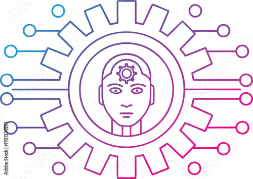 Artificial Intelligence Security System. Cyber Security Technology Concept. Digital Data Protection Network. Smart AI Defence System. Secure Cloud Computing Technology. Future Technology